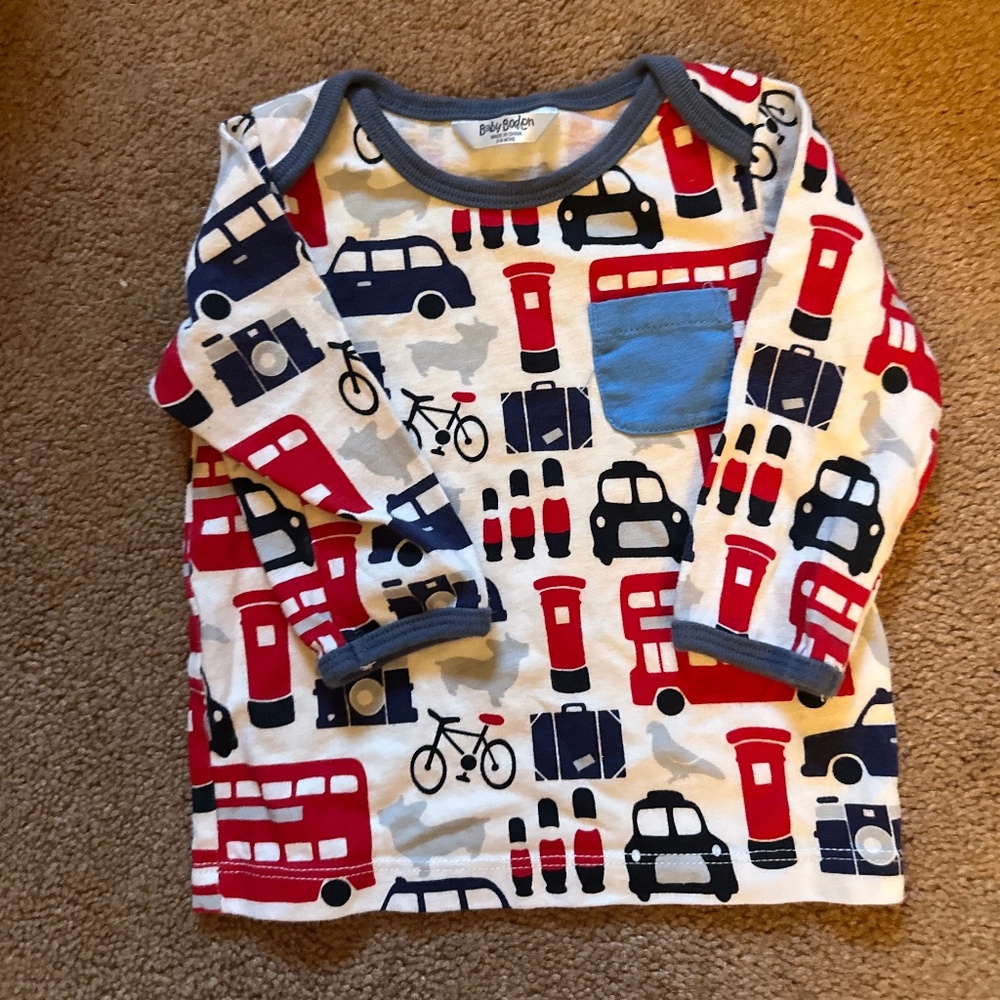 Mini Boden 3-6 month London Shirt
